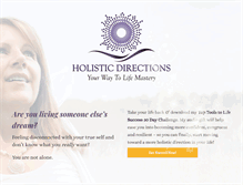 Tablet Screenshot of holisticdirections.com